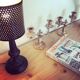 Pair of antique chandeliers in solid brass