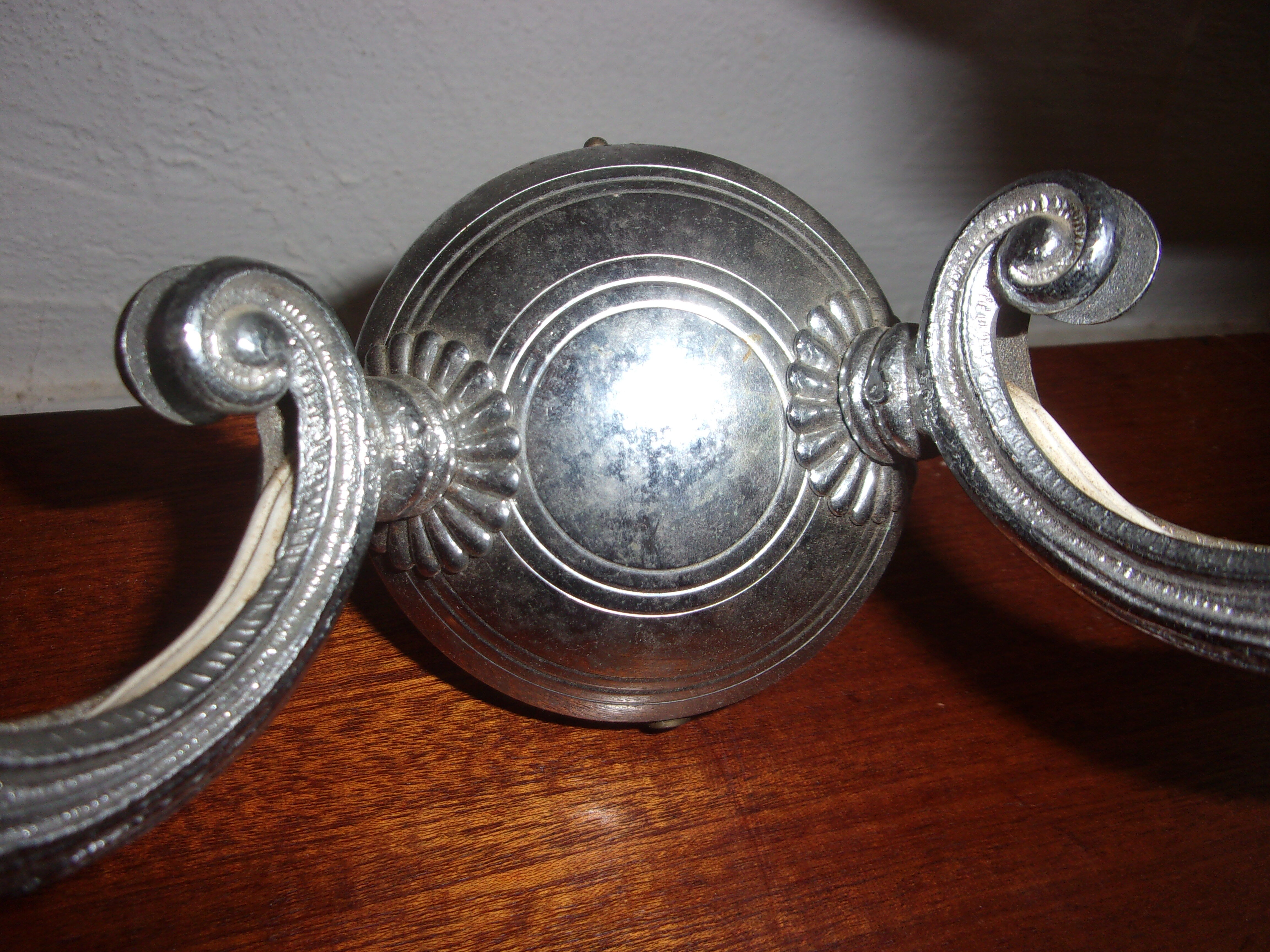 Set of 2 double wall sconces, 1960s