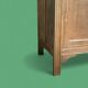 Parisian wardrobe, art deco raw wood wardrobe, 1930