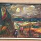 Original Swedish Oil on Panel – “Landscape with Figures” by Lars Niklasson