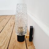 Pair of vintage gold and black wall lights