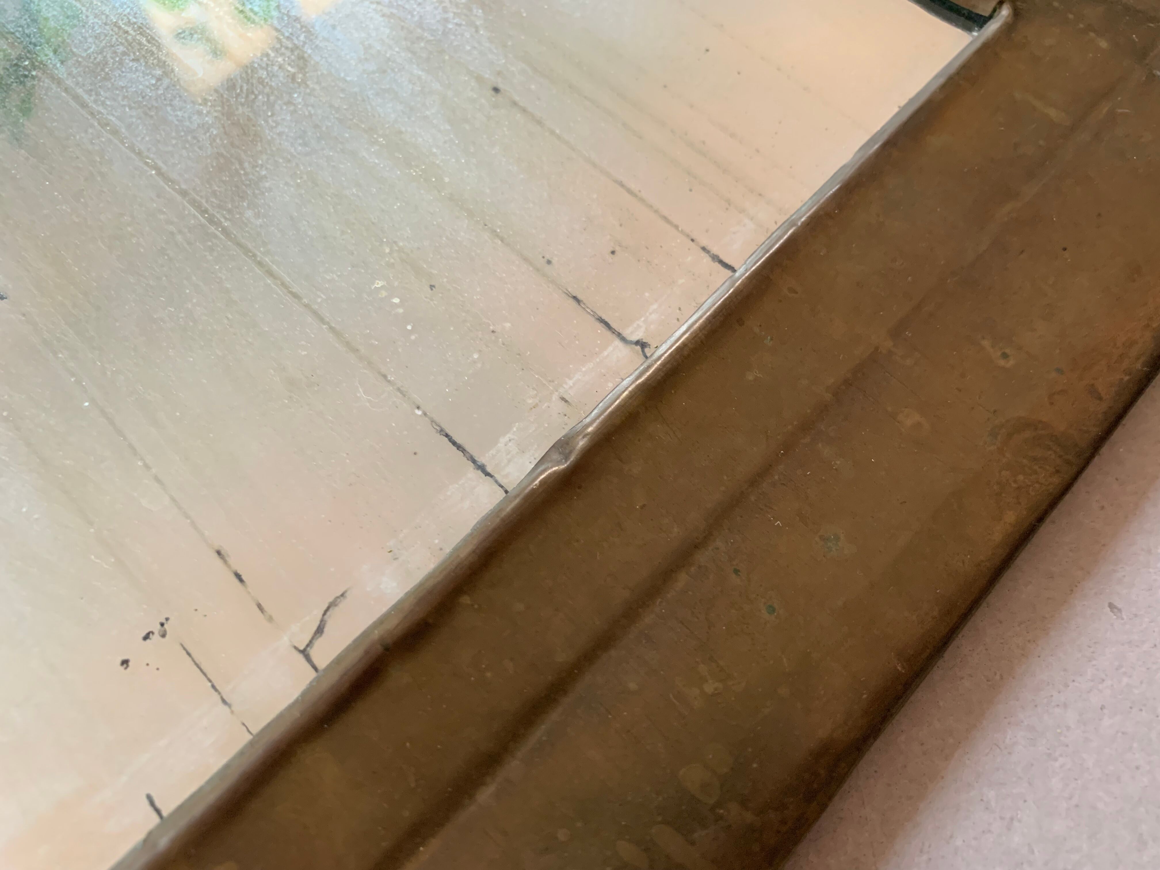 Bronze arch mirror