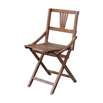 Vintage english folding chair