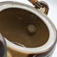 Tea set japan asia glazed stoneware decoration flower wicker handle