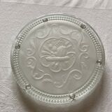30s sandblasted glass coaster