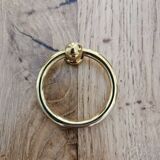 Polished brass bail rings