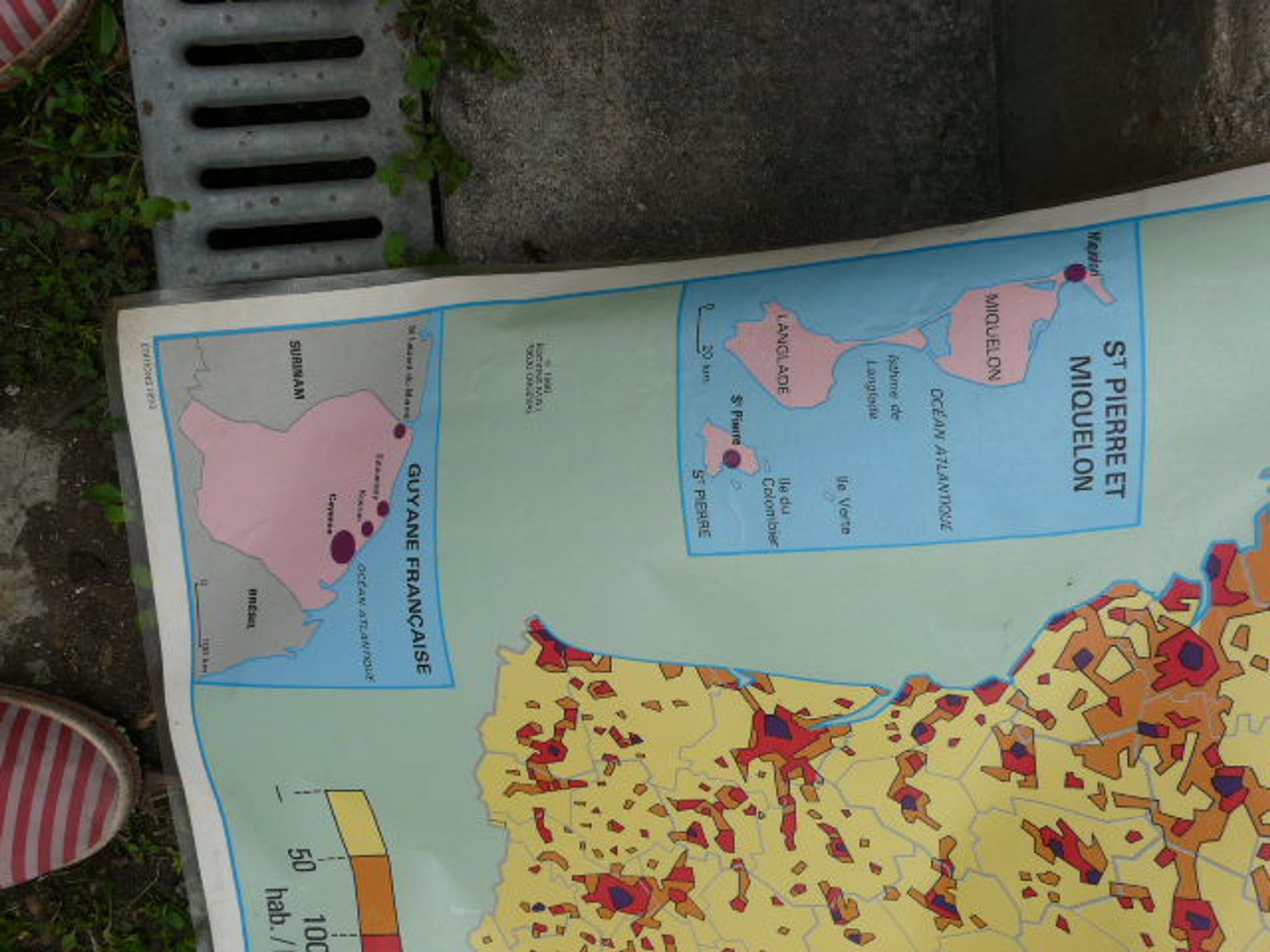 Affiche scolaire MDI La France sa population et structure de la population
