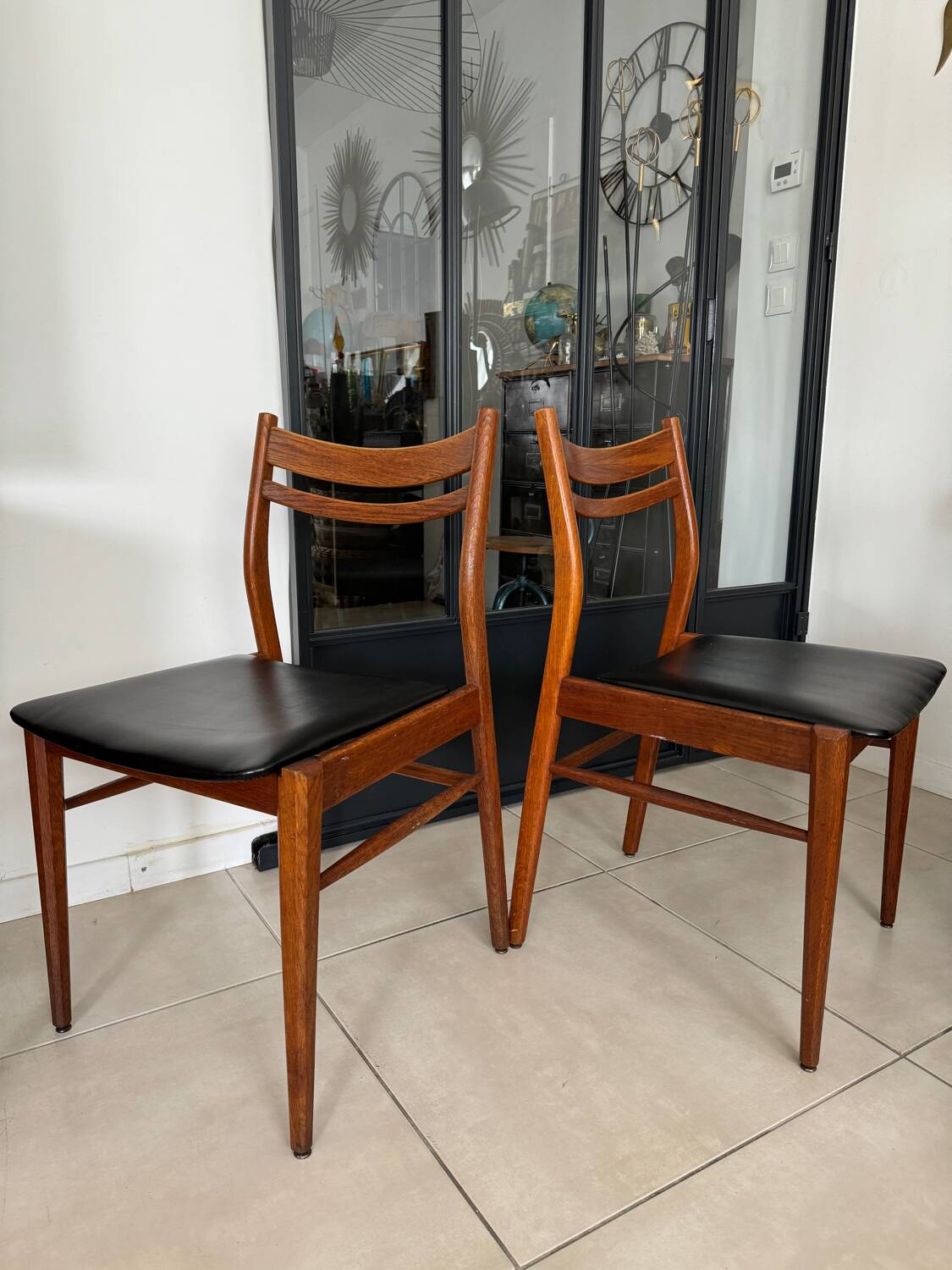Chaises vintage style scandinave