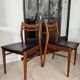 Chaises vintage style scandinave