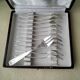Box of 12 18 G silver-plated oyster forks