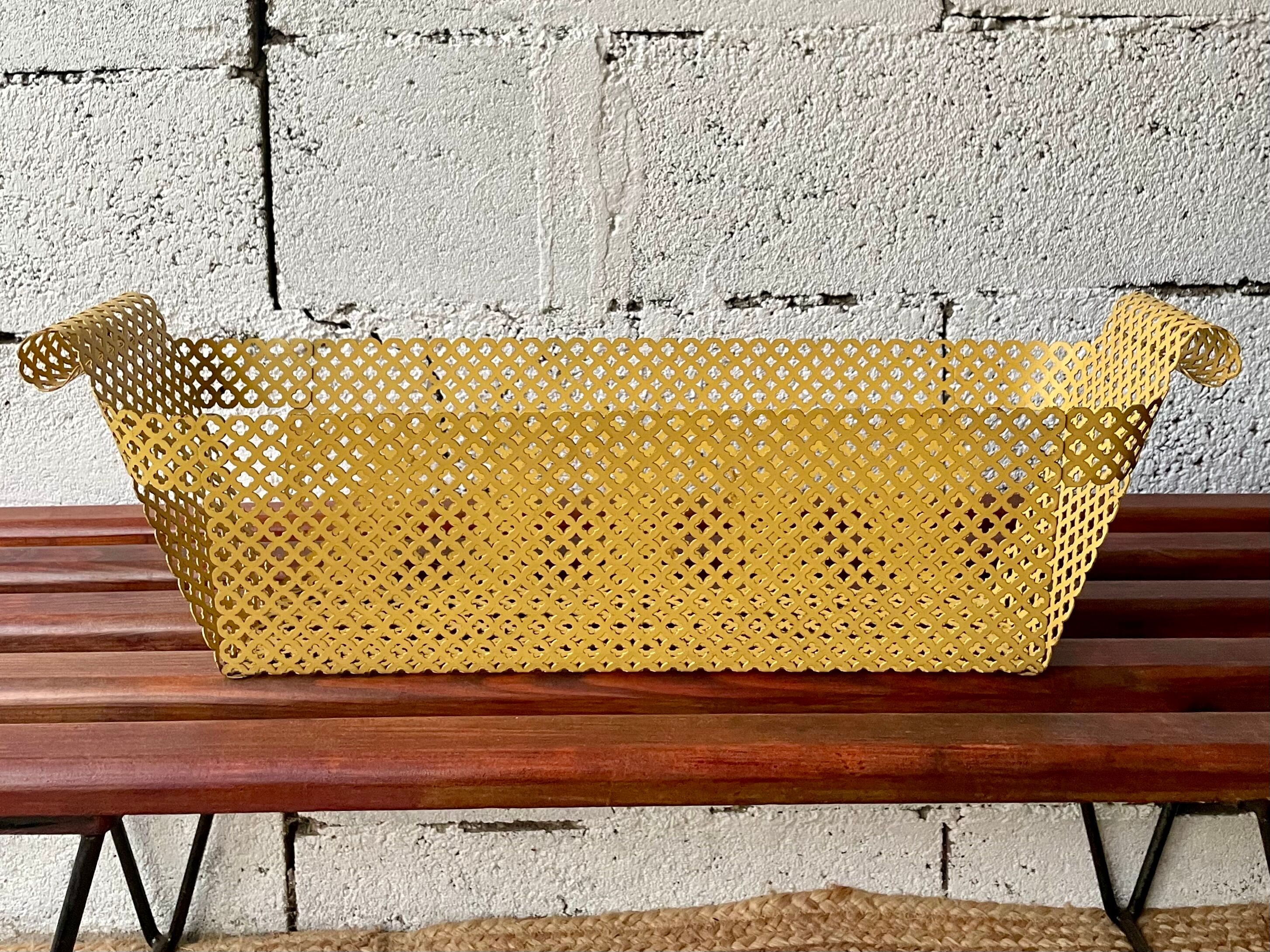 Perforated sheet metal planter