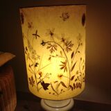 Fat lava ceramic floor lamp and herbarium day/vintage 60-70s