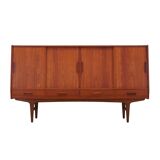 Enfilade en teck, design danois, années 1960, designer : Børge Seindal