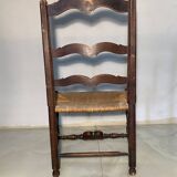 Fauteuil Provençal paillé - XVII eme siècle