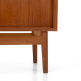 Bookcase secretary by Johannes Sorth for Nexø Møbelfabrik Bornholm, Denmark 1960s