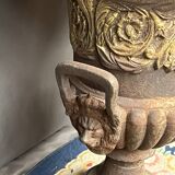 Cast iron garden vase "Medici"