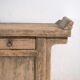 Low altar table in elm with raised ends – China, circa 1950