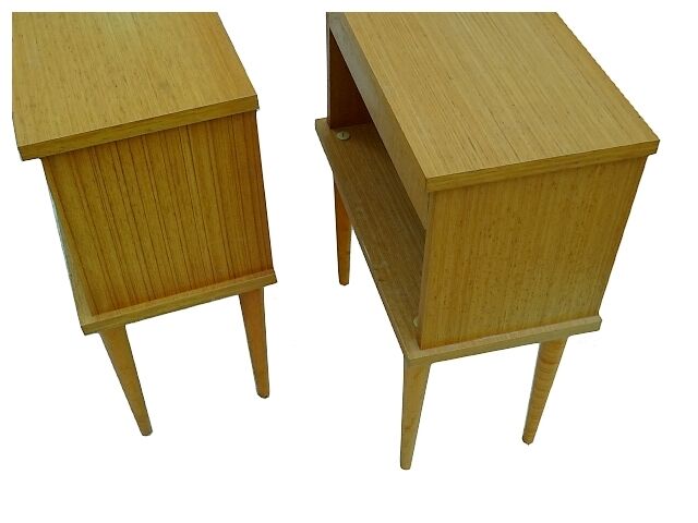 2 nightstands vintage 1970