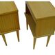2 tables de chevet vintage 1970