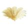 Venetian Amber ” Leaves Graniglia” Murano Glass Flush Mount