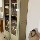 Glass-glazed Parisian wardrobe 1950