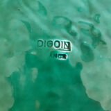 Digoin art deco trivet, vintage French, 1940s