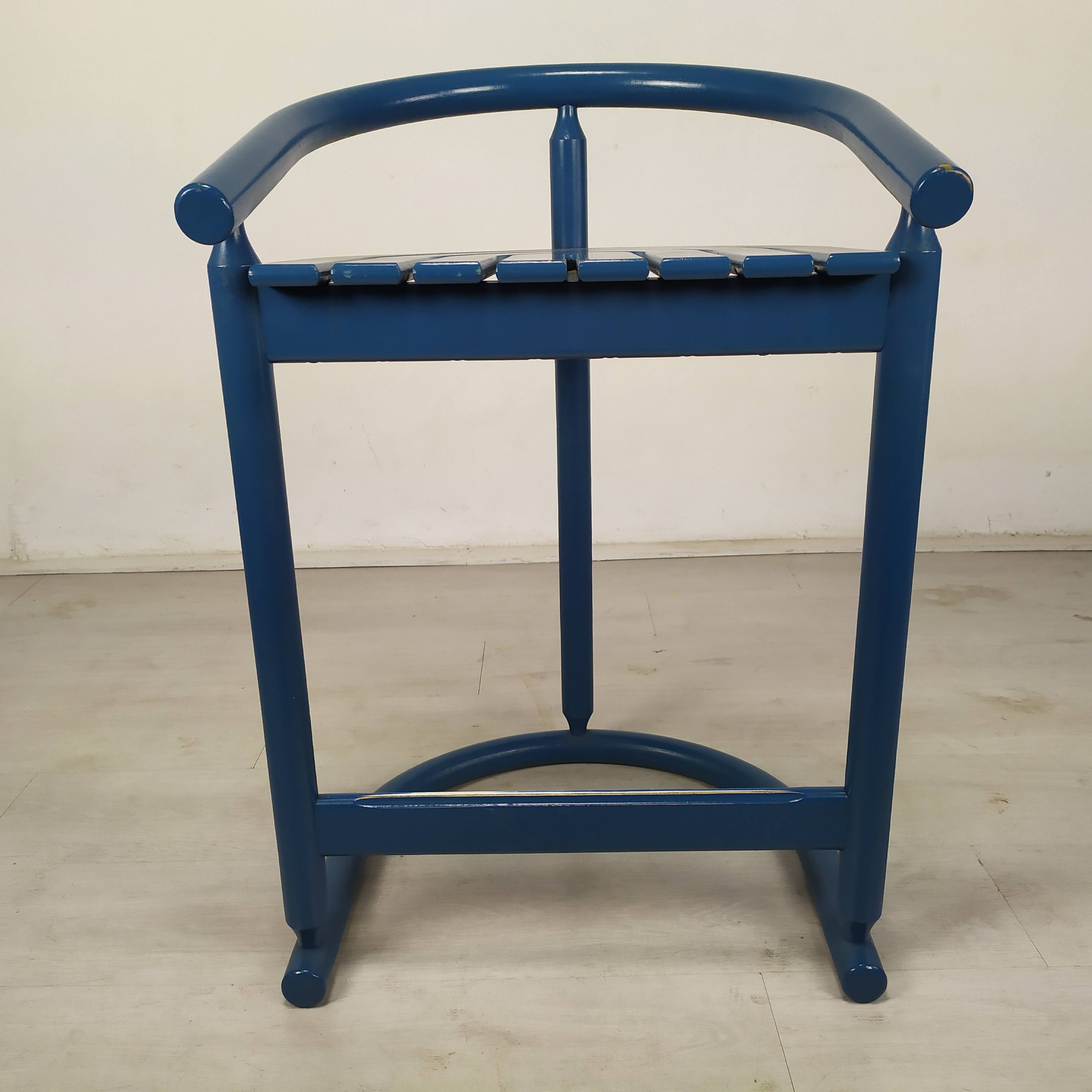 Vintage blue bar stools