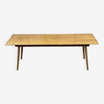 Table basse en chêne des années 70