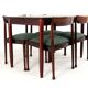 Set of 4 mid centiry rosewood dining chairs 'Havelte'