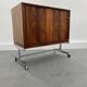 Meuble mobile vintage en bois, 1970s