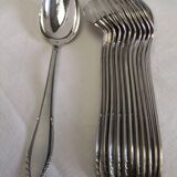 Silver plated metal spoons net service cutlery goldsmith Reneka soup