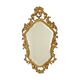 Gilded Deknudt Rococo Style Mirror Crested Mirror Acanthus 81cm