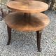 Round dessert table with 2 tiers
