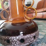 Vintage ceramic floor lamp Fat lava 1960