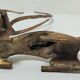 Gazelle antelope brass