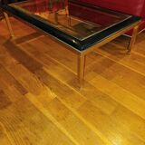 élégante table basse Hollywood Regency 1970