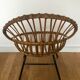 Fauteuil nid en rotin