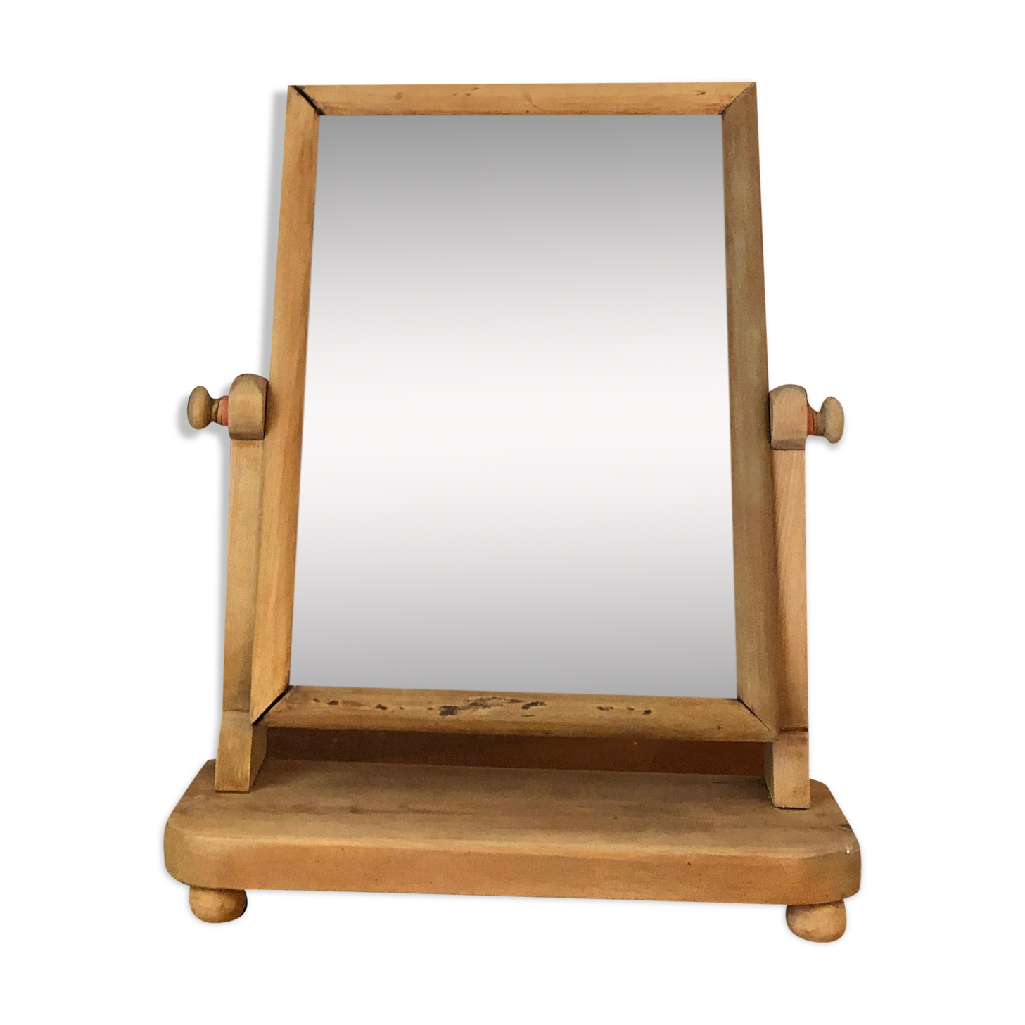 Mirror table psyche old hairdresser