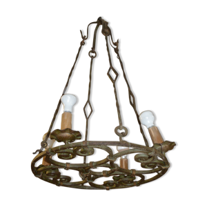 Lustre en fer forgé