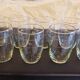 8 verres à eau gravés