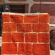 Tapis bérbere orange artisanal 200cmx300cm