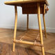 Rattan bedside tables in the style of Audoux Minet.