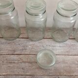 Series of 8 jars