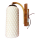 Targetti Sankey wall lamp in thermoformed wood, metal and glass
