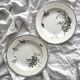 2 “French” ironstone soup plates from Choisy le Roi