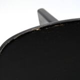 Black wooden Shoggi meditation stool by Alain Gaubert, 1980s vintage