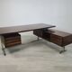 Design corner desk Gianni Moscatelli rosewood vintage 70s