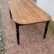 Louis Philippe style oval patinated bistro farm table - 1m90