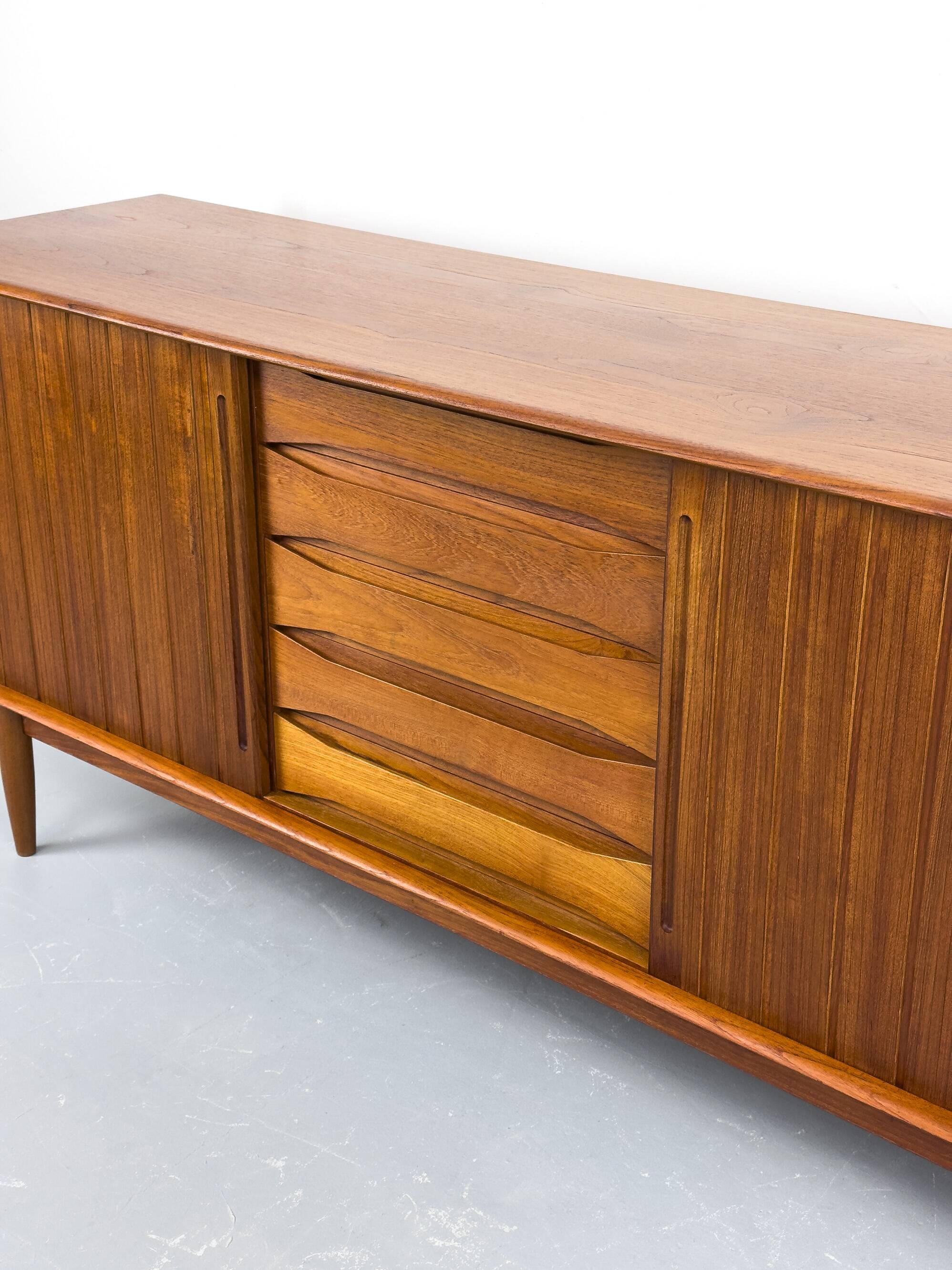Danish Teak Sideboard by Johannes Aasbjerg, 1960s