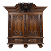 Armoire baroque en chêne du XVIIIe siècle - Königsberg